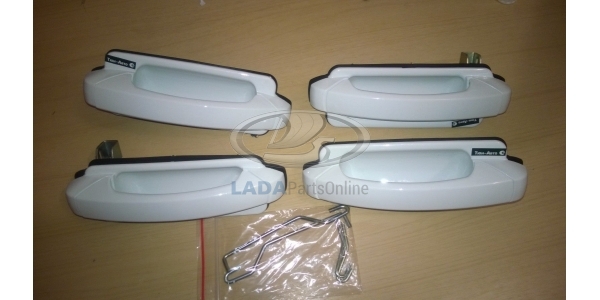Lada Niva 2104 2105 2107 Euro Handles Kit Tuning White